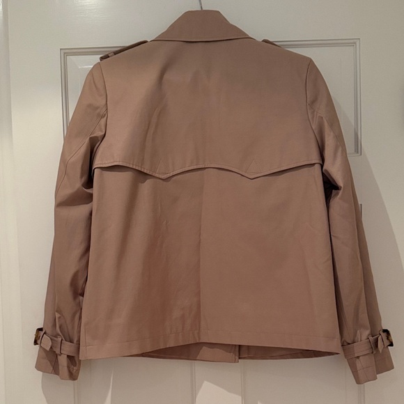 Lauren Ralph Lauren Women's Tan Double-Breasted Trench Coat - Picture 2 of 5